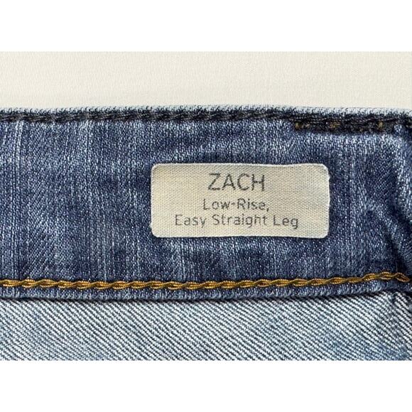 Mavi Men's Zack Low Rise Easy Straight Leg Blue Denim Jeans - Size 31x29 - Picture 7 of 9